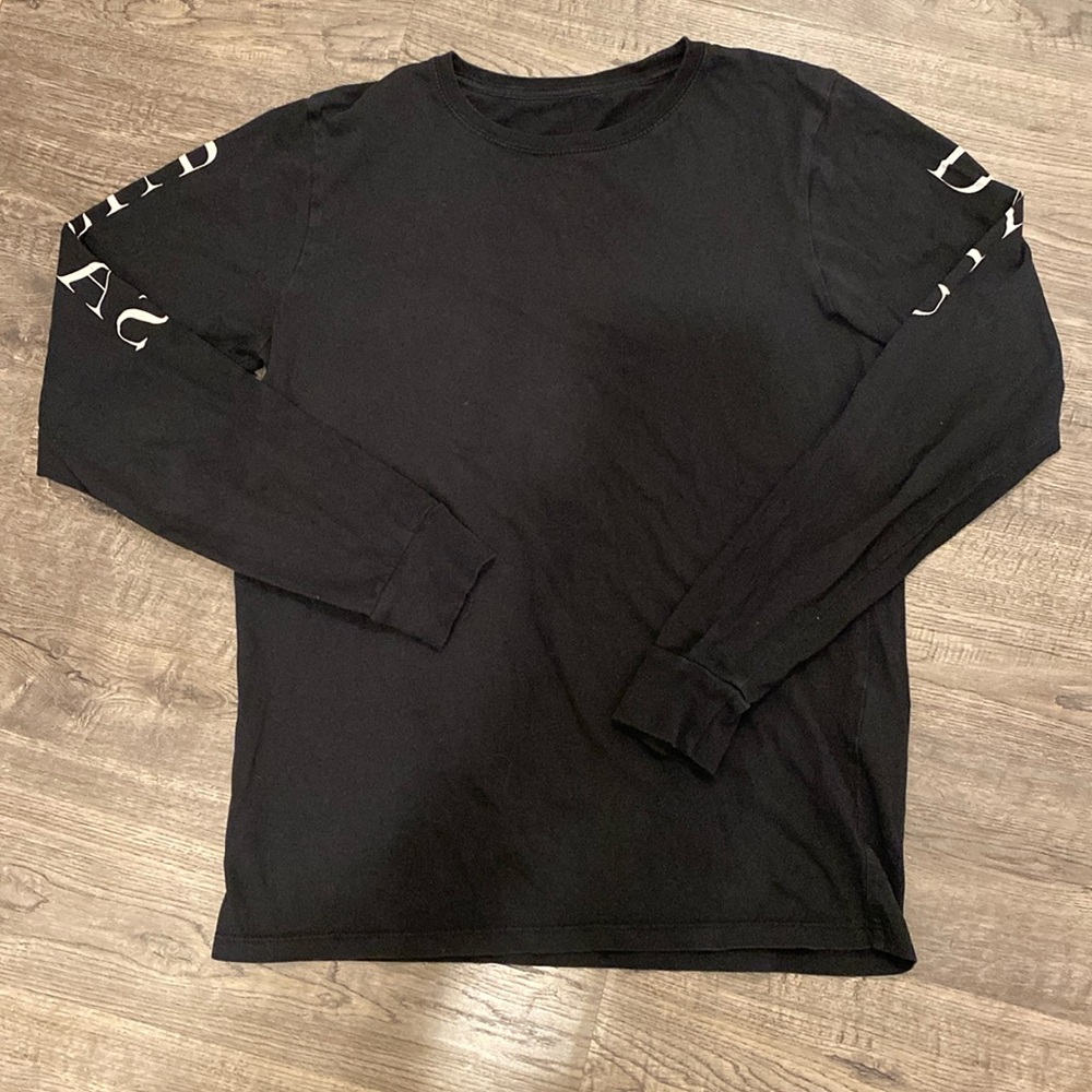 Men’s Designer SATURDAYS New York City long sleeve shirt black size small